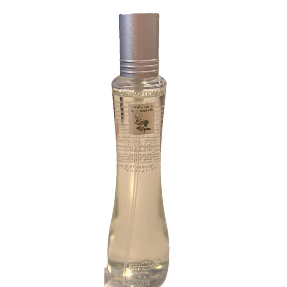 Vintage BATH & BODY WORKS Stress Relief Soothing Body Mist Eucalyptus 4 oz Rare